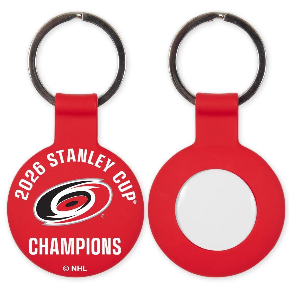 Carolina Hurricanes 2026 Stanley Cup Champions Tracker Keychain – Apple AirTag Compatible