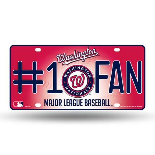 Washington Nationals License Plate - #1 Fan