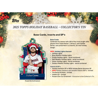 2025 Topps Holiday Baseball 3 Tin