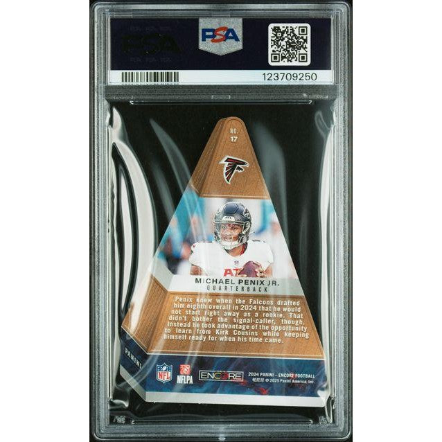 Michael Penix Jr. 2024 Encore Panini Choice #17 PSA 9