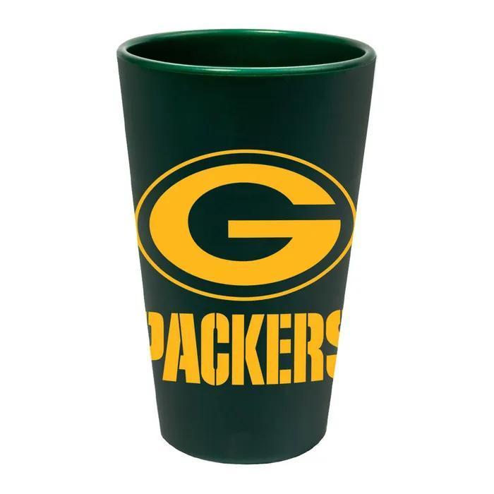 Green Bay Packers Dark Green 16 oz Silicone Pint Glass