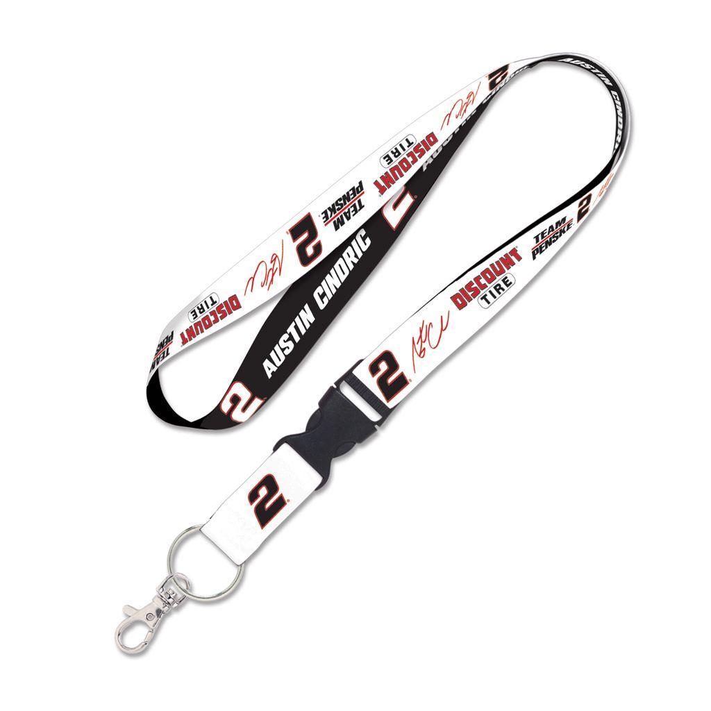 Austin Cindric 1" Lanyard with Buckle – Officially Licensed NASCAR