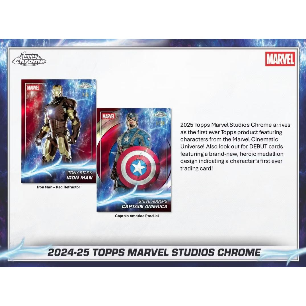 2025 Topps Marvel Studios Chrome Hobby Box
