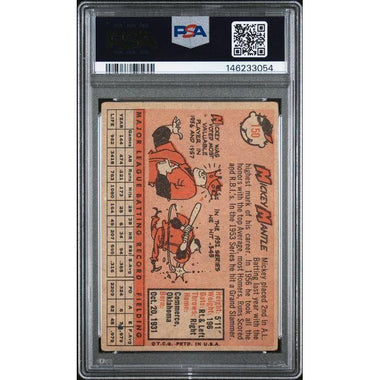 Mickey Mantle 1958 Topps #150 PSA 2