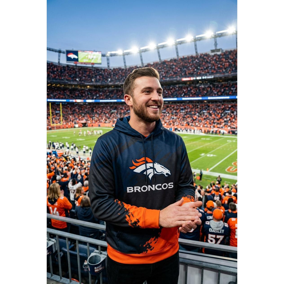 Denver Broncos- Triple Threat Hoodie