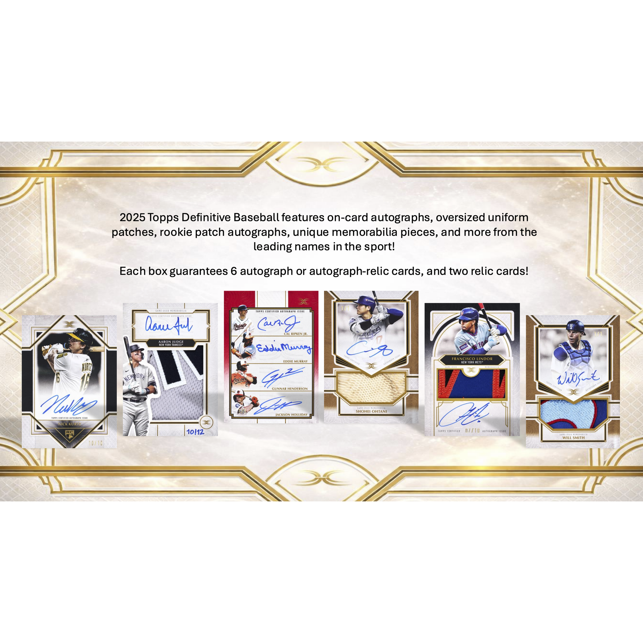 2025 Topps Definitive Collection Baseball Hobby Box