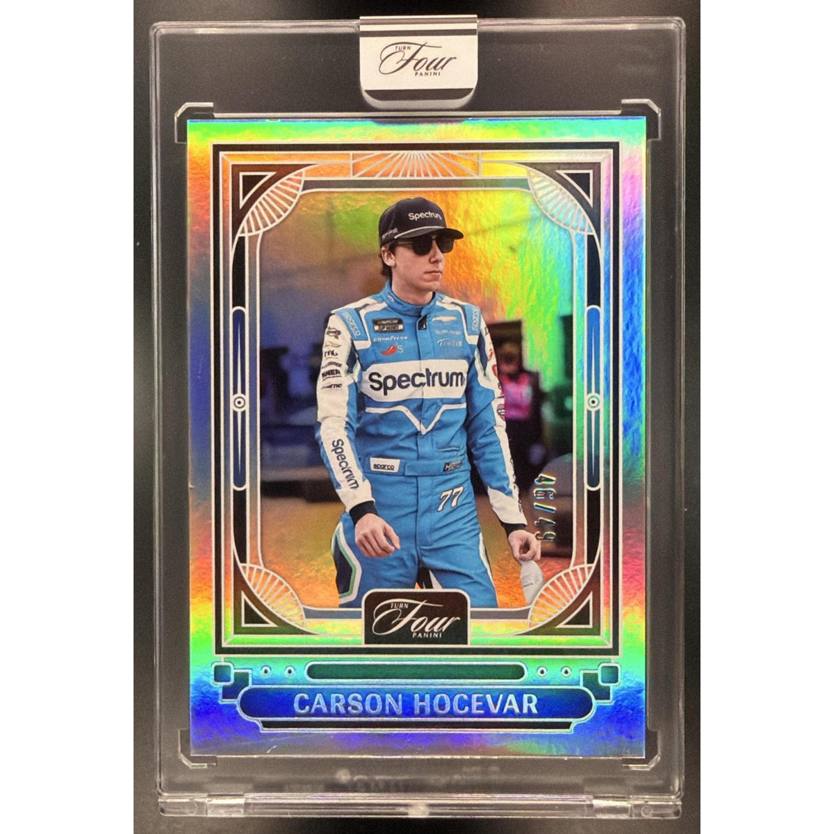 2026 Panini Four Racing Carson Hocevar #76 46/49 Non-Graded