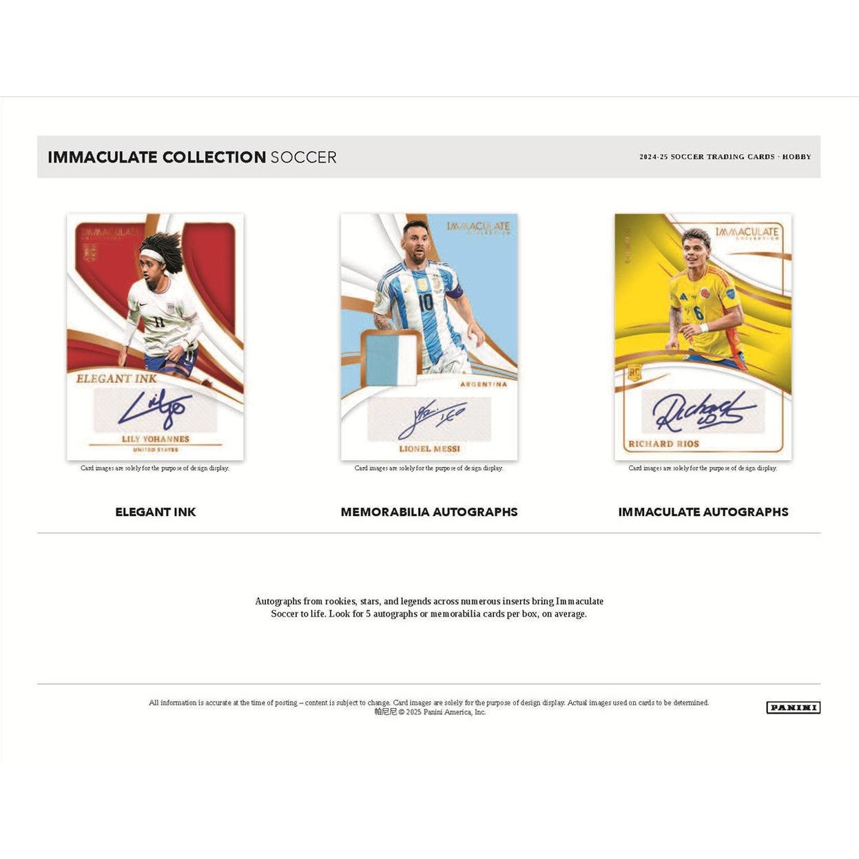 2024-25 Panini Immaculate Soccer Hobby Box
