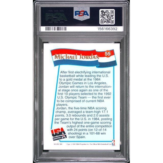 Michael Jordan 1991 Hopps McDonald's #55 PSA 6