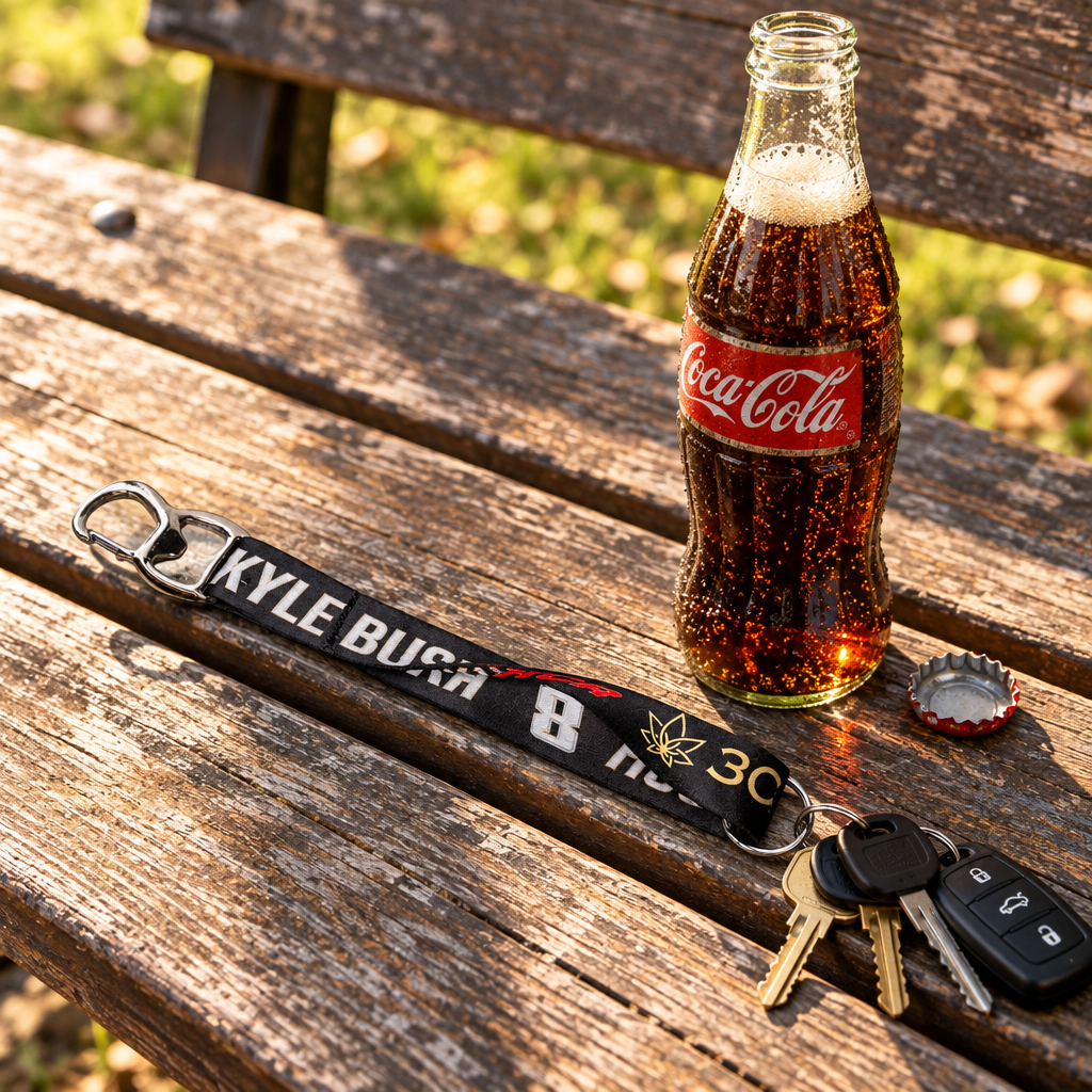 Kyle Busch #8 Key Fob Bottle Opener – Officially Licensed NASCAR
