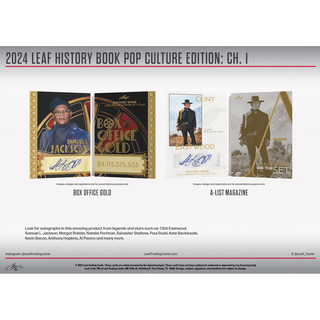 2024 Leaf History Book Pop Culture Chapter 1