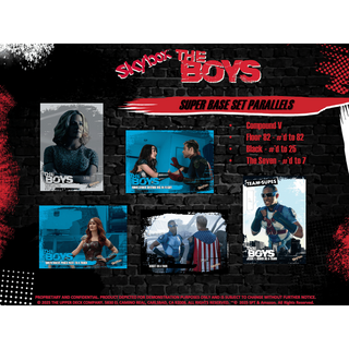 2025 Upper Deck The Boys Season 1 & 2 Hobby Box