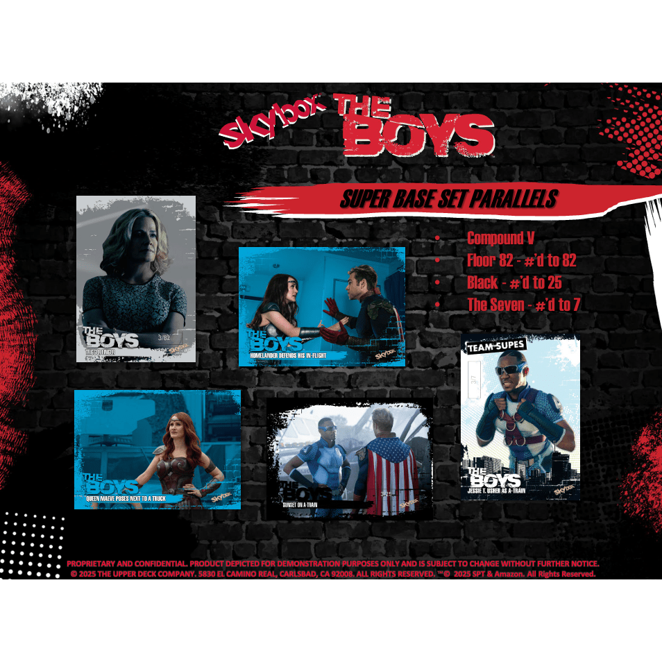 2025 Upper Deck The Boys Season 1 & 2 Hobby Box