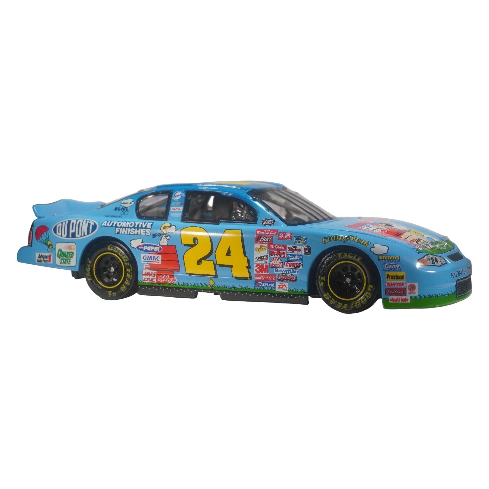 Jeff Gordon #24 DuPont PEANUTS 2000 Monte Carlo 1:24 Die-Cast by Action Racing