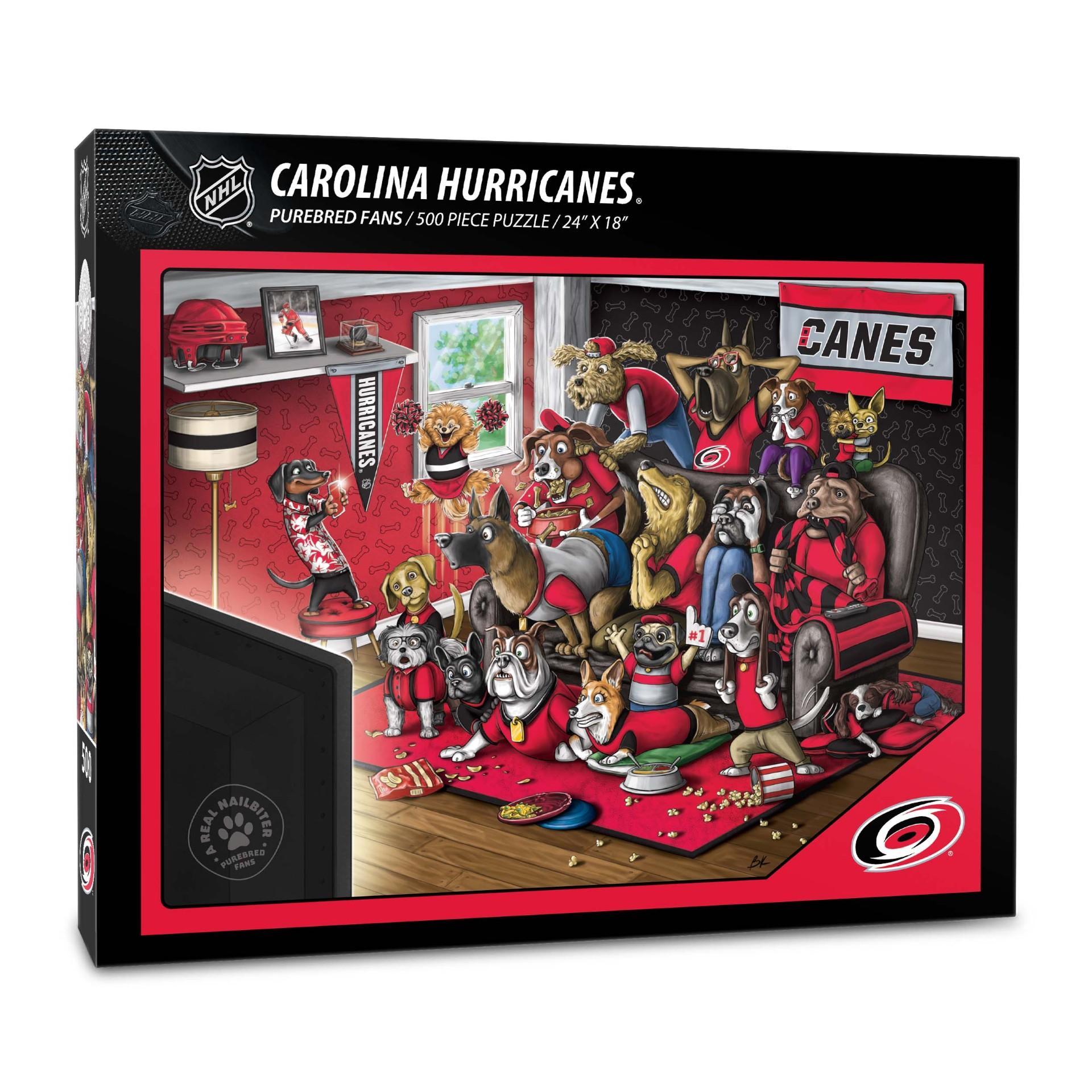 Carolina Hurricanes Purebred Fan- A Real Nailbiter 500 pc Puzzle