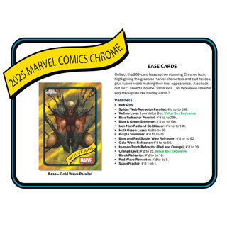 2025 Topps Chrome Marvel Comics Blaster Box