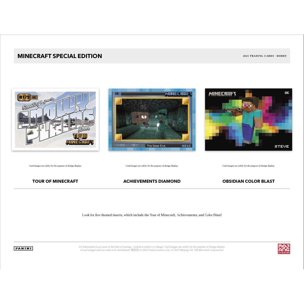 2025 Panini Minecraft Special Edition Hobby Box