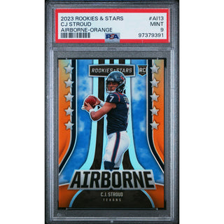 CJ Stroud 2023 Rookies & Stars Airborne - Orange #AI13 PSA 9