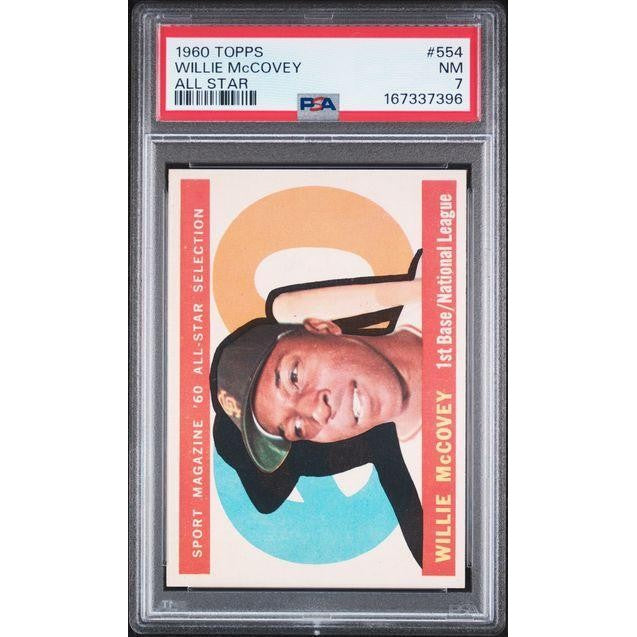 1960 Topps Willie McCovey All Star #554 PSA 7