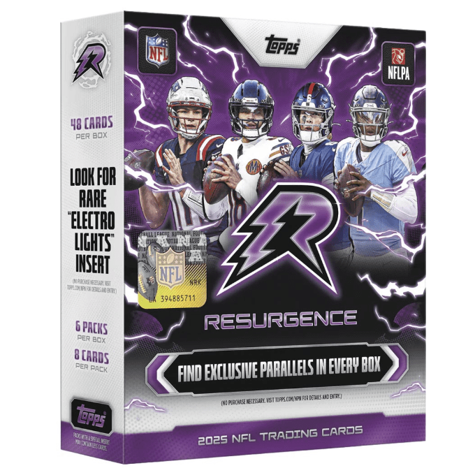 2025 Topps Resurgence Football Mega Box