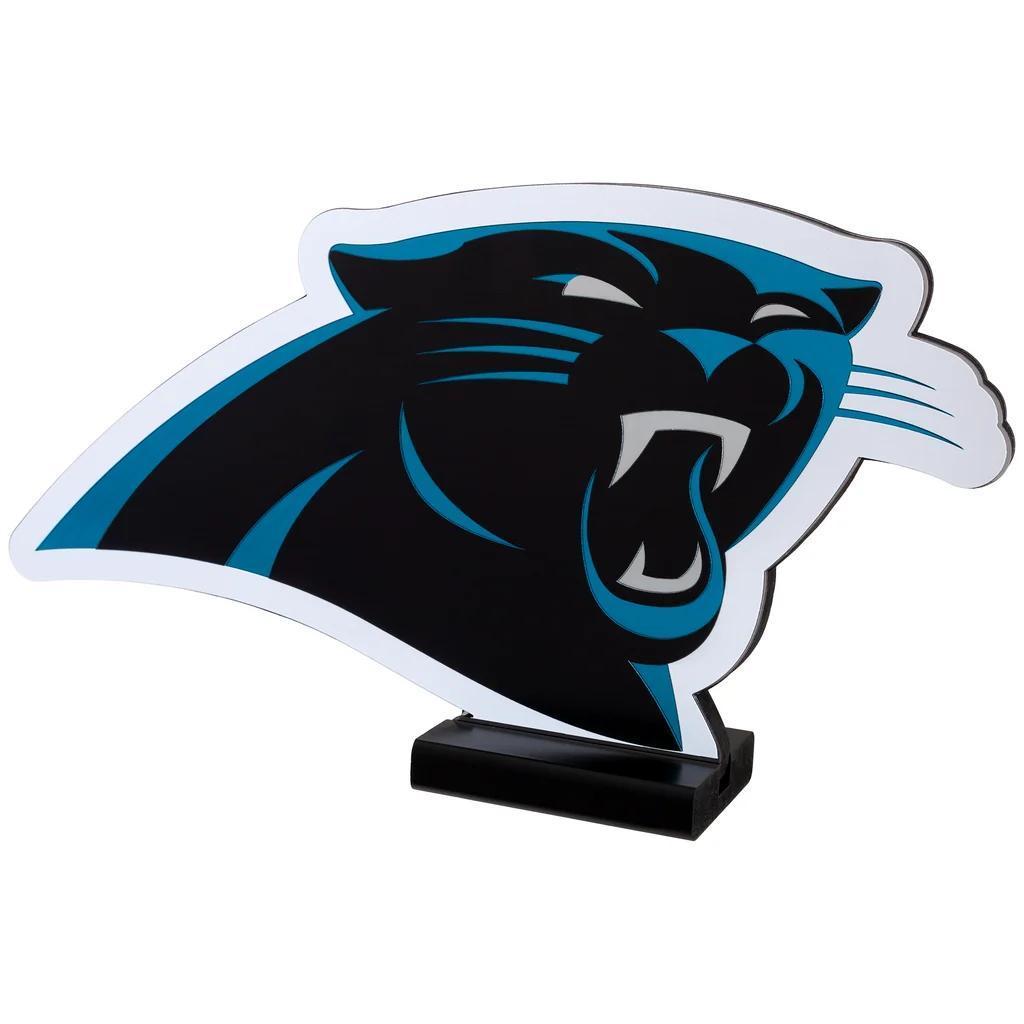 LED Infinity Logo Light: Carolina Panthers