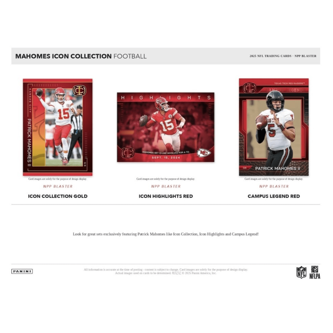 Patrick Mahomes Icon Collection Box