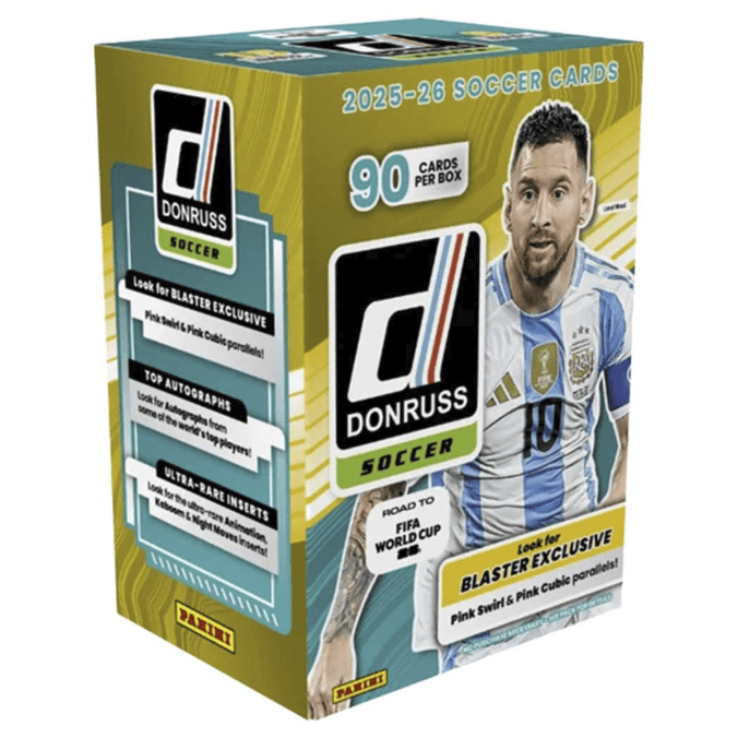 2025-26 Panini Donruss Road to FIFA World Cup Soccer Hobby Blaster Box
