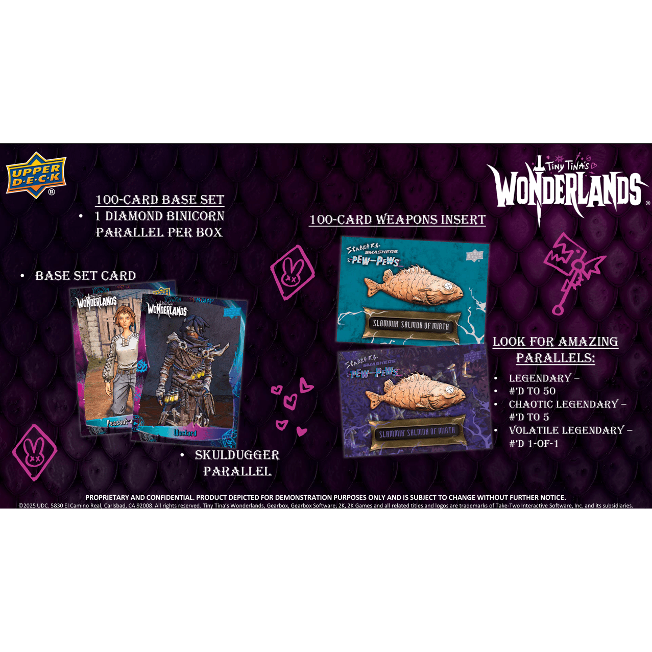 2025 Upper Deck Tiny Tina's Wonderlands Hobby Box