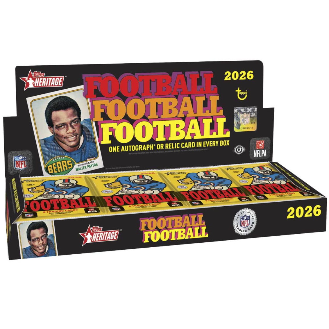 2026 Topps Heritage Football Hobby Box