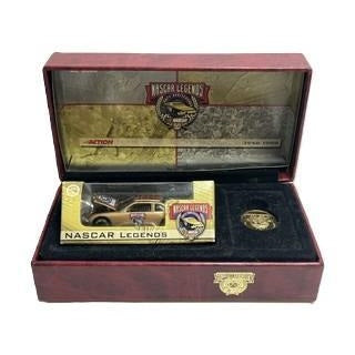 Die Cast 1/64 Scale: Nascar Legends 50th Anniversary Gold Car and Commemorative Coin Action Racing
