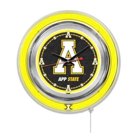 Clock: Appalachian State - Neon