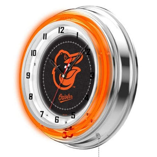 Clock: Baltimore Orioles - Neon