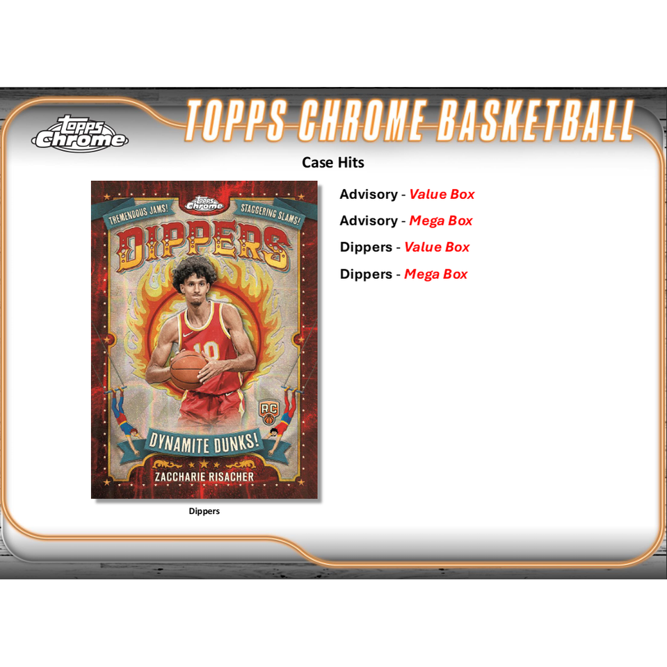 2024-25 Topps Chrome Basketball Blaster Box