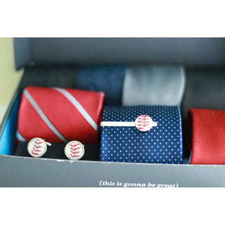 Baseball Seam Tie Clip