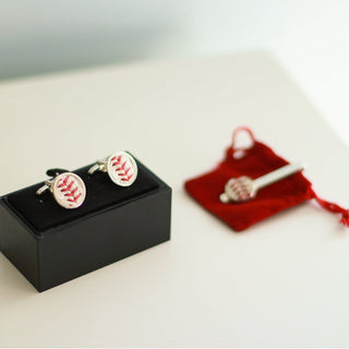 Baseball Seam Tie Clip