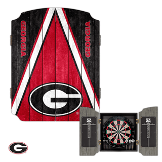 Dartboard Cabinet: Georgia Bulldogs