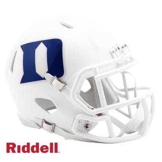 Mini Helmet: Duke Blue Devils - Speed Style White