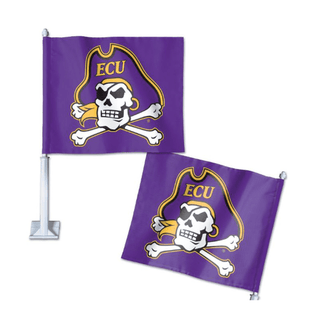 Car Flag: East Carolina Pirates 11.75" x 14"