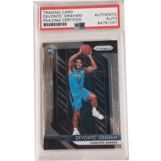 Devonte Graham: 2018 Panini Prizm PSA/DNA Certified Autograph #288
