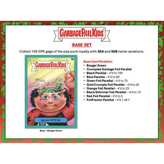 2024 Topps Garbage Pail Kids Battle Of The Bands: Green Day Hobby Box