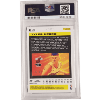 Tyler Herro: 2019 Panini Chronicles Blue #596 PSA 10