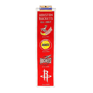 Banner: Houston Rockets- Heritage