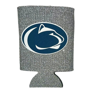 Koozie: Penn State - Silver Glitter