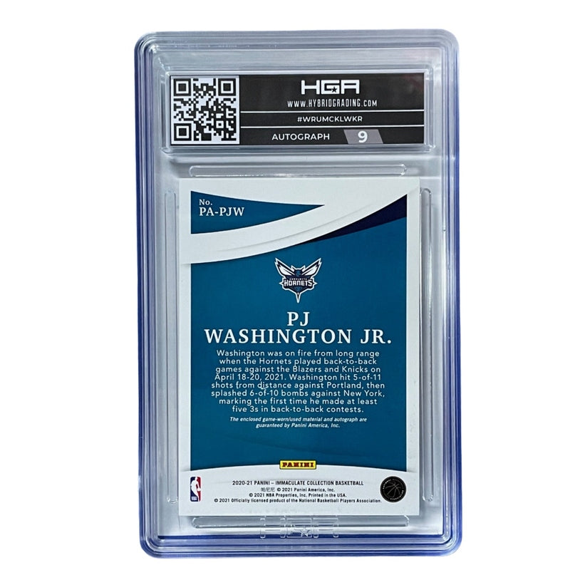 PJ Washington Panini Immaculate Patch Auto Gold #PS-PJW HGA 8