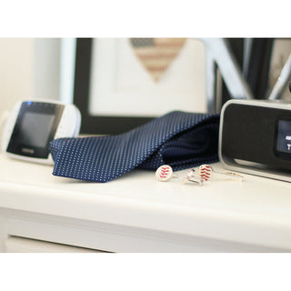 Baseball Seam Tie Clip