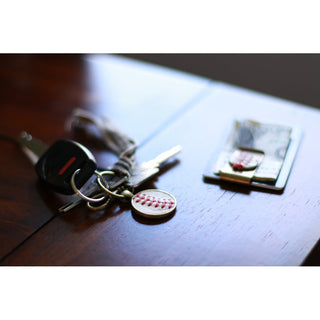 Baseball Seam Keychain