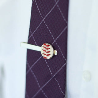 Baseball Seam Tie Clip