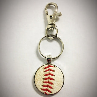 Baseball Seam Keychain