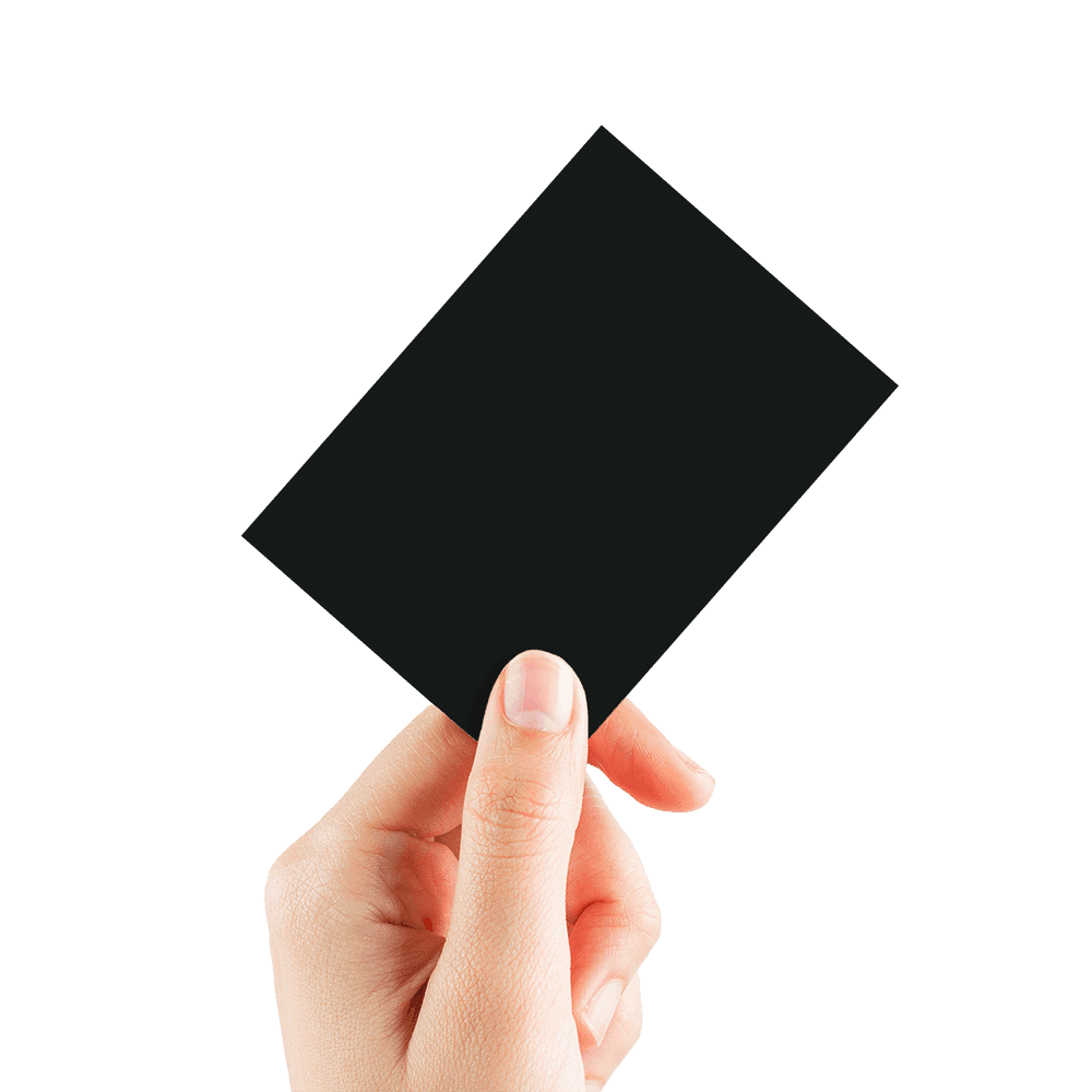 ECLIPSE® Matte Standard DECK PROTECTOR® Sleeves: Jet Black - 105ct