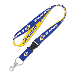 Lanyard: Los Angeles Rams with Detachable Buckle 1"